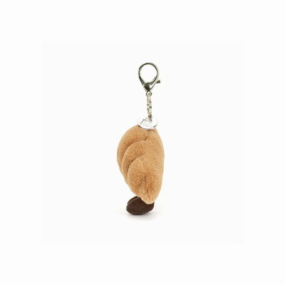 Jellycat Amuseables Croissant Bag Charm Australia | 834719IYD